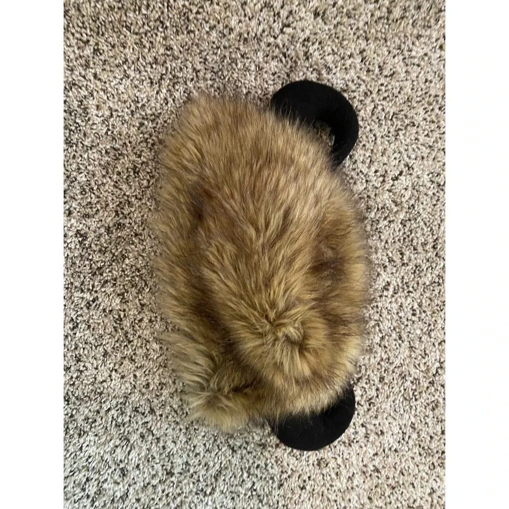 Vaulted Skulls & Co Water Buffalo Lodge Hat Viking Furry Bison Brown Black OS